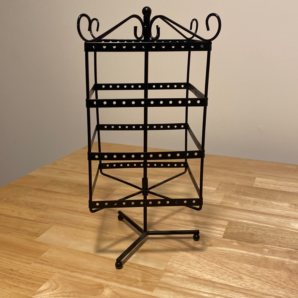 4-sided necklace/earring holder